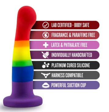 Rainbow Flag Dildo