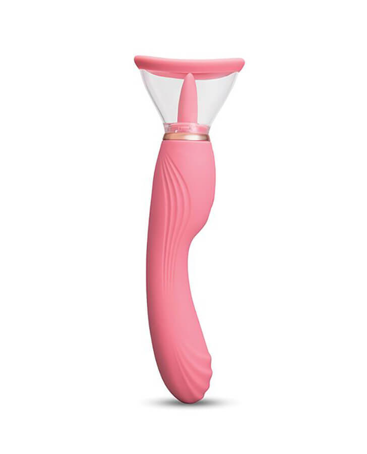 3-in-1 Clit Pump, Tongue & G-Spot Vibe